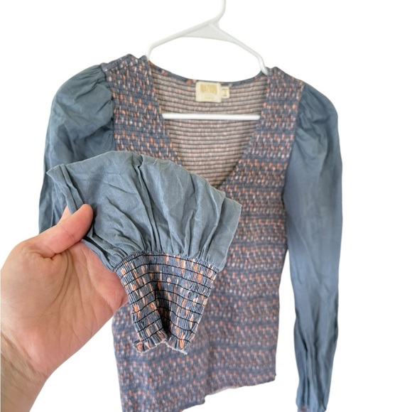 Nation LTD Della Smocked Top in It Girl - Picture 3 of 8